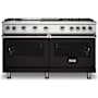 Viking 60 Inch Wide 5.07 Cu. Ft. Free Standing Natural Gas Range with TruGlide Full Extension Rack and ProFlow Convection Air Baffle Onyx