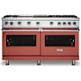 Viking 60 Inch Wide 5.07 Cu. Ft. Free Standing Natural Gas Range with TruGlide Full Extension Rack and ProFlow Convection Air Baffle Spiced Cider