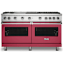 Viking 5 Series 60 Inch Wide 5.07 Cu. Ft. Free Standing Liquid Propane Range with TruGlide Full Extension Rack and ProFlow Convection Air Baffle Valentine