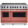 Viking 48 Inch Wide 6.1 Cu. Ft. Free Standing Natural Gas Range Spiced Cider