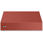 Viking 42 Inch Wide Wall Mounted Range Hood Shell with Backlit LED Knobs Spiced Cider