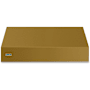 Viking 48 Inch Wide Wall Mounted Range Hood Shell with Backlit LED Knobs Golden Hour