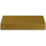 Viking 60 Inch Wide Wall Mounted Range Hood Shell with Backlit LED Knobs Golden Hour