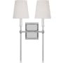 Visual Comfort Baxley 2 Light 21" Tall Wall Sconce Polished Nickel