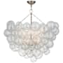 Visual Comfort Talia 38" Semi-Flush Mount Burnished Silver Leaf