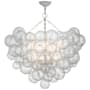 Visual Comfort Talia 38" Semi-Flush Mount Plaster White