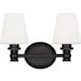 Visual Comfort Xavierre 2 Light 14" Wide Vanity Light Aged Iron