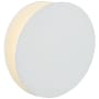 Visual Comfort Gabriela 12" Round Wall Washer by AERIN Matte White