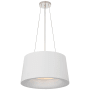Visual Comfort Halo 19" Small Hanging Shade by Barbara Barry Matte White