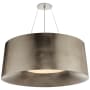 Visual Comfort Halo 28" Medium Hanging Shade by Barbara Barry Burnished Silver Leaf