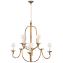 Gilded Iron / Linen Shades