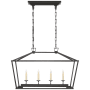 Visual Comfort Darlana 30" Small Linear Lantern by Chapman & Myers Aged Iron