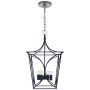 Visual Comfort Cavanagh 23" Small Lantern by kate spade NEW YORK French Navy / Polished Nickel