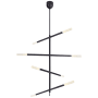 Visual Comfort Rousseau 48" Large Articulating Chandelier by Kelly Wearstler Bronze / Etched Crystal