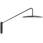 Visual Comfort Dot 16" Articulating LED Wall Light by Peter Bristol Matte Black