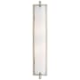 Visual Comfort Calliope 21" Tall Bath Light with White Glass by Thomas O'Brien Polished Nickel