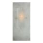 Visual Comfort Dominica 20" Rectangle Sconce with Alabaster Shade by AERIN Burnished Silver Leaf / Alabaster