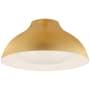 Visual Comfort Agnes 15" LED Flush Mount with Soft White Glass by AERIN Gild