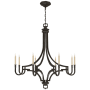 Visual Comfort Mykonos 8 Light 37" Wide Chandelier Aged Iron