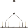 Visual Comfort Launceton 52" Large Linear Chandelier by E.F. Chapman Bronze