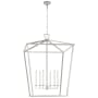 Visual Comfort Darlana 51" XXL Lantern by Chapman & Myers Polished Nickel