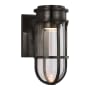 Visual Comfort Gracie 11" Tall Bracketed LED Sconce with Clear Glass by Chapman & Myers Bronze / Clear Glass
