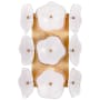 Visual Comfort Leighton 12" Small Sconce by kate spade NEW YORK Soft Brass / Cream Tinted Glass