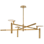 Visual Comfort KW 5602AB-ALB Melange 45" Large Floating Disc LED ...