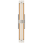 Visual Comfort Fascio 24" LED Sconce with Crystal by Lauren Rottet Polished Nickel