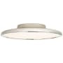 Visual Comfort Dot 14" LED Flush Mount by Peter Bristol Polished Nickel