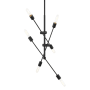 Visual Comfort Axis 6 Light 35" Wide Abstract Sputnik Chandelier Midnight Black