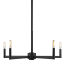 Visual Comfort Fullton 5 Light 24" Wide Chandelier Midnight Black