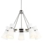 Visual Comfort Clark 5 Light 29" Wide Ring Chandelier Brushed Nickel