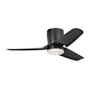 Visual Comfort Colgin 44" 3 Blade Indoor LED Ceiling Fan Midnight Black