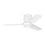 Visual Comfort Colgin 44" 3 Blade Indoor LED Ceiling Fan Matte White