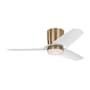 Visual Comfort Colgin 44" 3 Blade Indoor LED Ceiling Fan Satin Brass