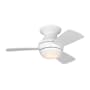 Visual Comfort Ikon 32" 3 Blade Indoor LED Ceiling Fan Matte White