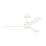 Visual Comfort Rozzen 44 44" 3 Blade Indoor Ceiling Fan with Remote Control Matte White