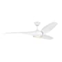 Visual Comfort Touro 60" 3 Blade Indoor LED Ceiling Fan Matte White