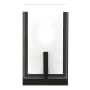 Visual Comfort Syll 9" Tall Bathroom Sconce Midnight Black