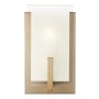Visual Comfort Syll 9" Tall Bathroom Sconce Satin Brass