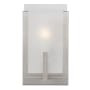Visual Comfort Syll 9" Tall Bathroom Sconce Brushed Nickel