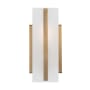 Visual Comfort Dex 10" Tall Bathroom Sconce with Frosted Glass Shade Satin Brass