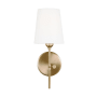 Visual Comfort Baker 14" Tall Bathroom Sconce Satin Brass