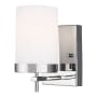 Visual Comfort Zire 8" Tall Bathroom Sconce Chrome