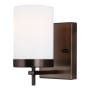 Visual Comfort Zire 8" Tall Bathroom Sconce Brushed Oil Rubbed Bronze
