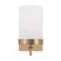 Visual Comfort Zire 8" Tall LED Bathroom Sconce Satin Brass