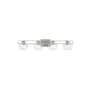 Visual Comfort Codyn 4 Light 40" Wide Vanity Light with Clear Glass Shades Brushed Nickel