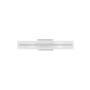 Visual Comfort Dex 24" Wide Bath Bar with Frosted Glass Shade Chrome