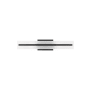 Visual Comfort Dex 24" Wide Bath Bar with Frosted Glass Shade Midnight Black